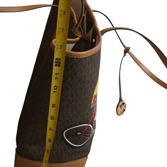 NWT Michael Kors Travel Print Tote Whitney Large - Picture 8 of 8